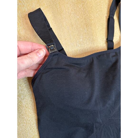 NWT Kindred Bravely Cotton Nursing Tank BLACK Small - Picture 5 of 5